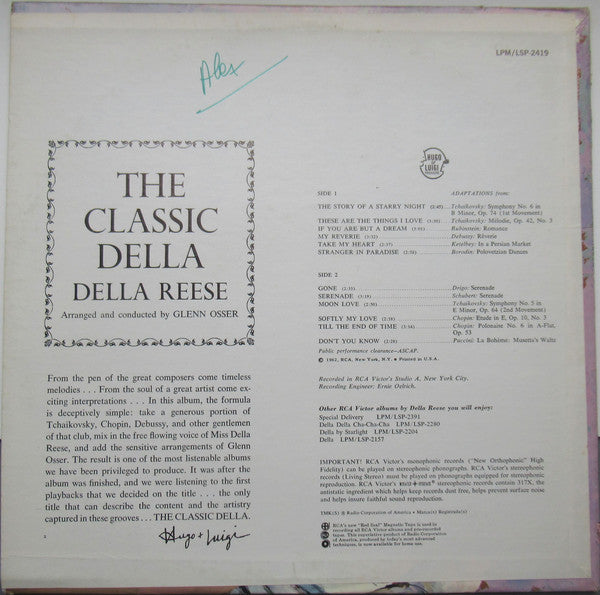 Reese, Della – The Classic Della - Used LP