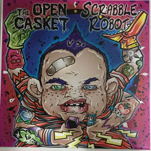 Open Casket, The / Scrabble Robot – The Open Casket Vs. Scrabble Robot - Used 7"