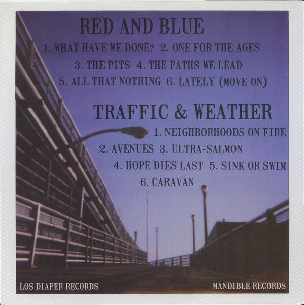 Red and Blue / Traffic & Weather - split  – Used LP