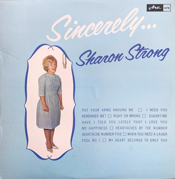 Strong, Sharon – Sincerely...  - Used LP