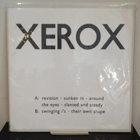 Xerox - S/T EP - New 12"