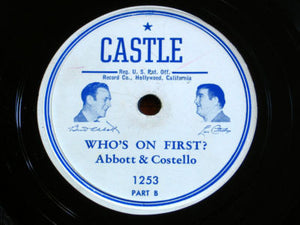 Abbott & Costello – Who's On First? [circa 1948] – Used 10"