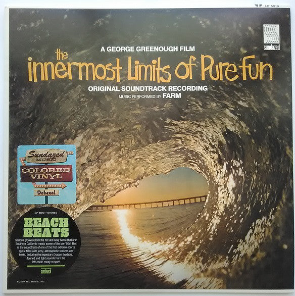 Farm - The Innermost Limits of Pure Fun sdtk [Orange Vinyl 1970 Surf Rock] - New LP