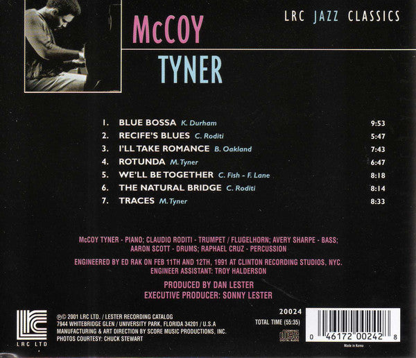 Tyner, McCoy – Blue Bossa – New CD