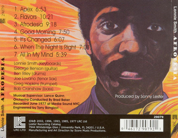 Smith, Lonnie ‎– Afrodesia – New CD – Green Noise Records