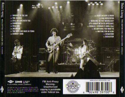 Thin Lizzy - The Definitive Collection - New CD