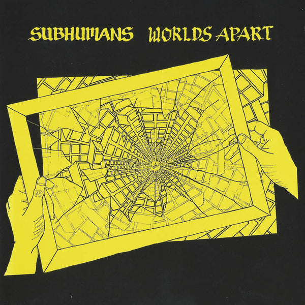 Subhumans - Worlds Apart [WHITE/BLACK GALAXY VINYL 1985] - New LP