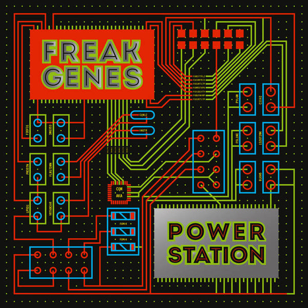 Freak Genes - Power Station [FIRST PRESSING Foil Sleeve GREEN/BLACK VINYL] – New LP