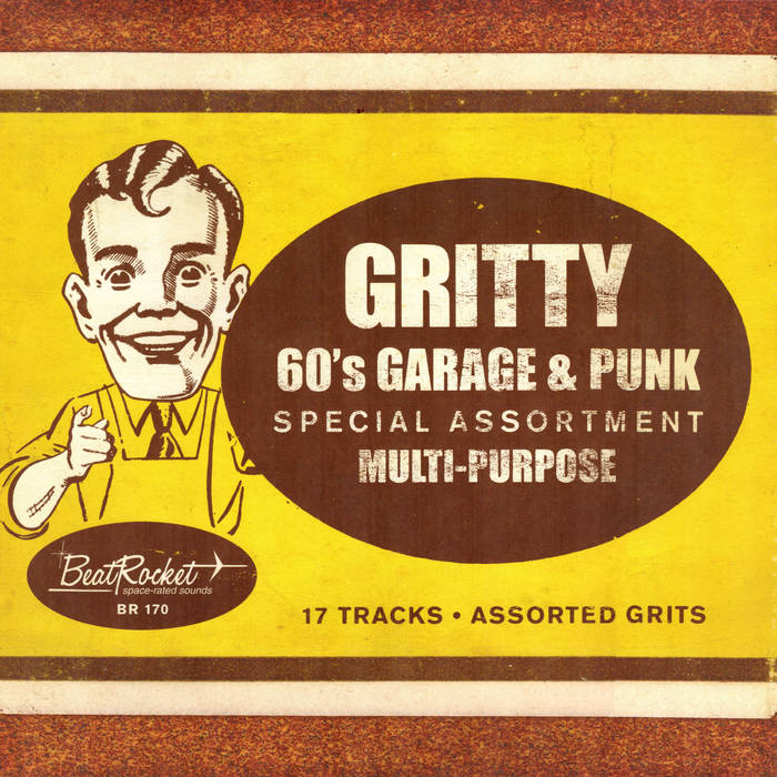 Various Artists –  Gritty '60s Garage & Punk [Gold Vinyl]  – New LP