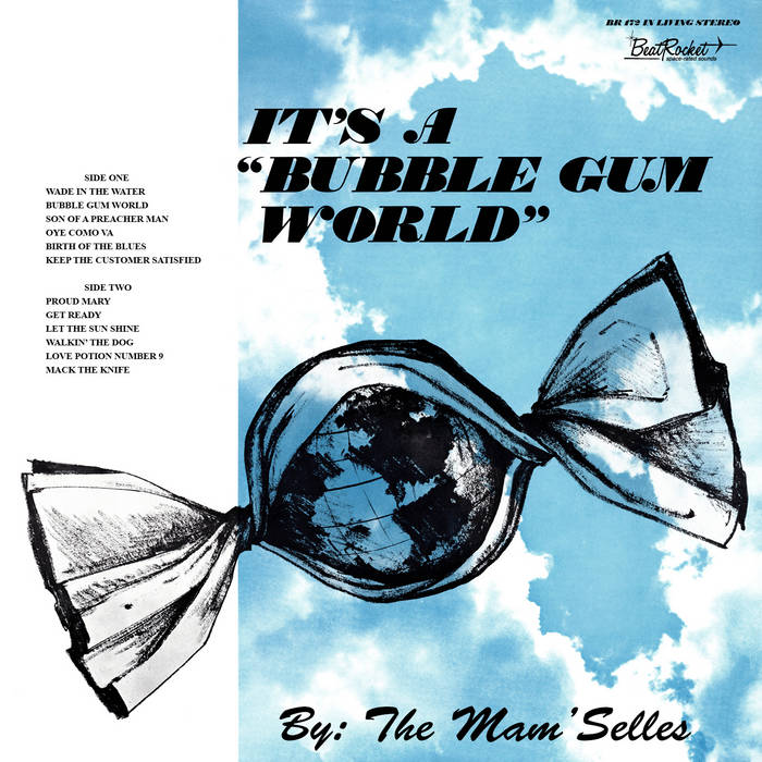 Mam'Selles ‎– It's a Bubblegum World [CLOUD-WHITE VINYL] – New LP