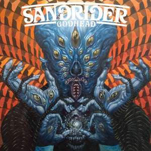 Sandrider – Godhead  [Orange and Charcoal Hand-Pour Vinyl] – New  LP