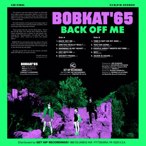 Bobkat'65 – Back Off Me – New LP