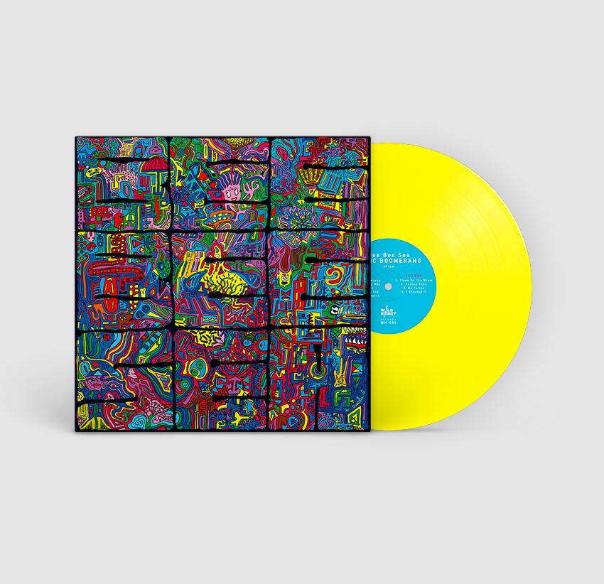 Bee Bee Sea ‎–  Sonic Boomerang [GREEN NOISE EXCLUSIVE; IMPORT Limited Edition YELLOW VINYL] – New LP